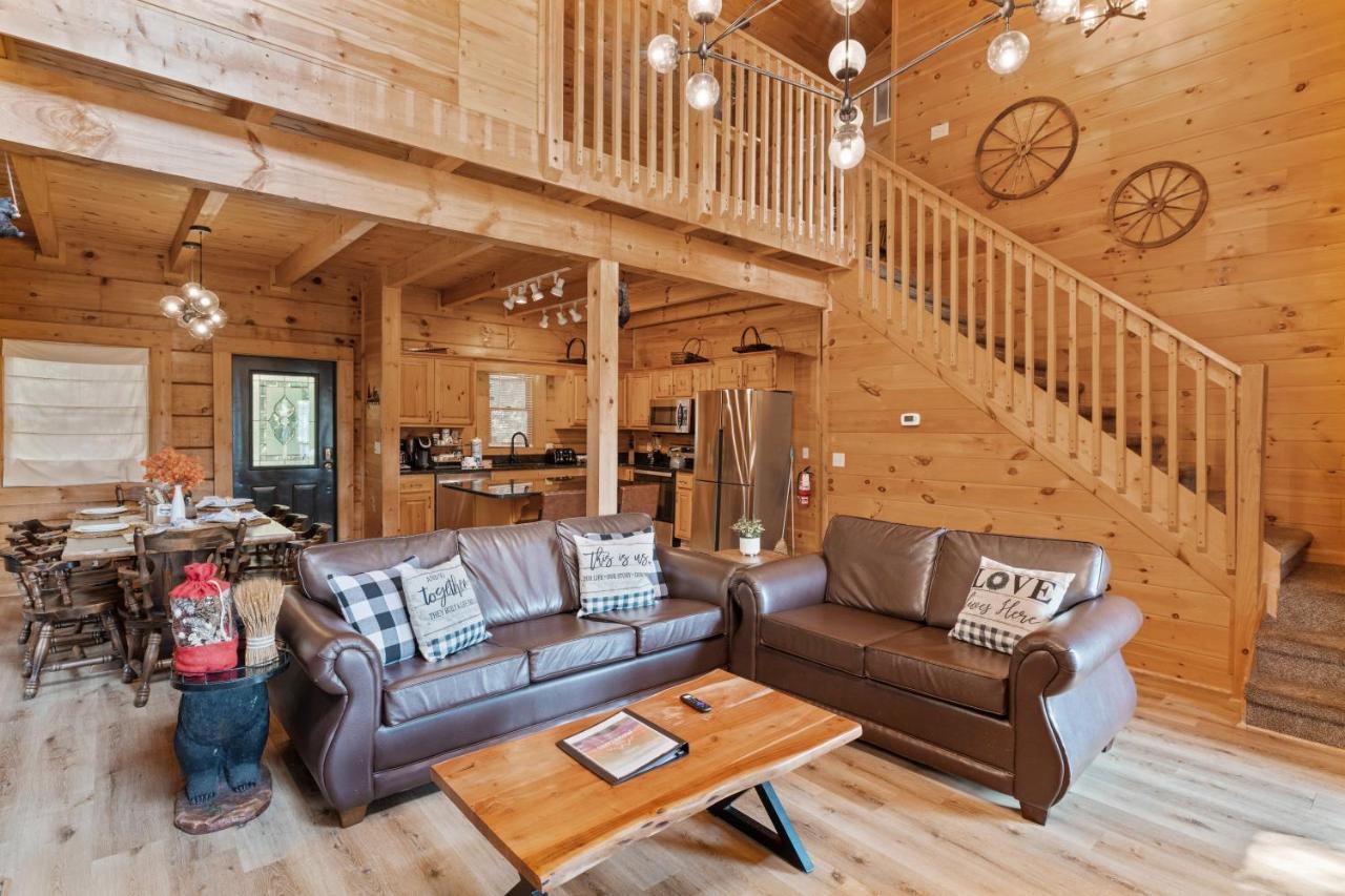 Mountain View 5 Bdrm Gatlinburg Cabin Near Downtown Arts エクステリア 写真