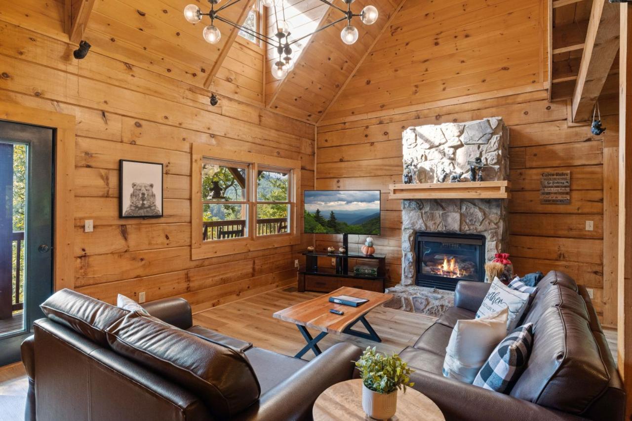 Mountain View 5 Bdrm Gatlinburg Cabin Near Downtown Arts エクステリア 写真